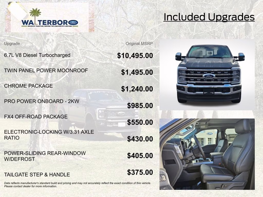 2025 Carbonized Gray Metallic Ford Super Duty F-350 SRW Lariat 4X4 Truck