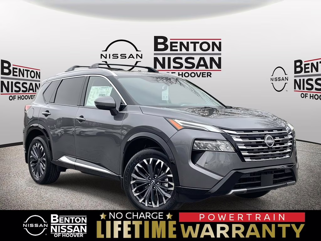 2026 Gun Metallic Nissan Rogue Platinum AWD SUV