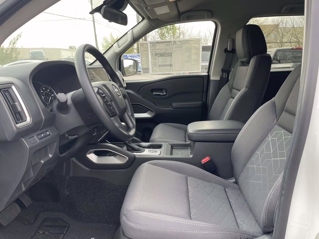 2026 Glacier White Nissan Frontier SV 4X4 Truck