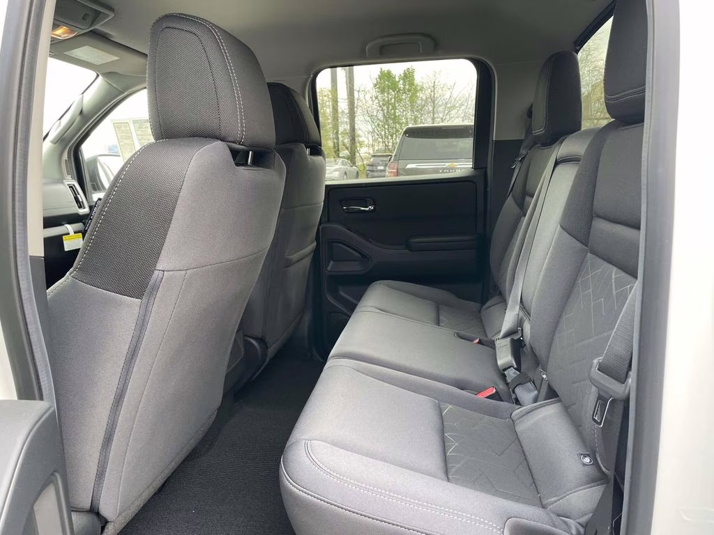 2026 Glacier White Nissan Frontier SV 4X4 Truck