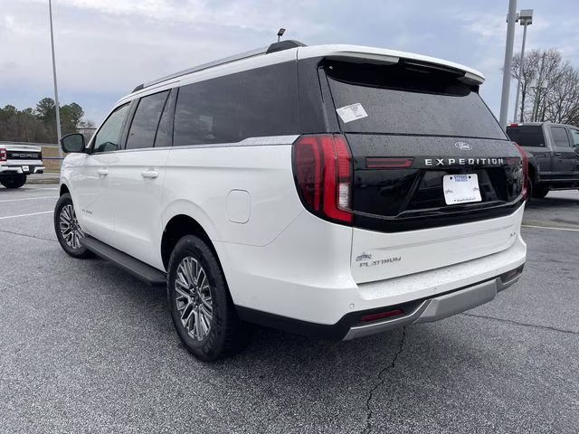 2026 White Metallic Ford Expedition Max Platinum 4X4 SUV