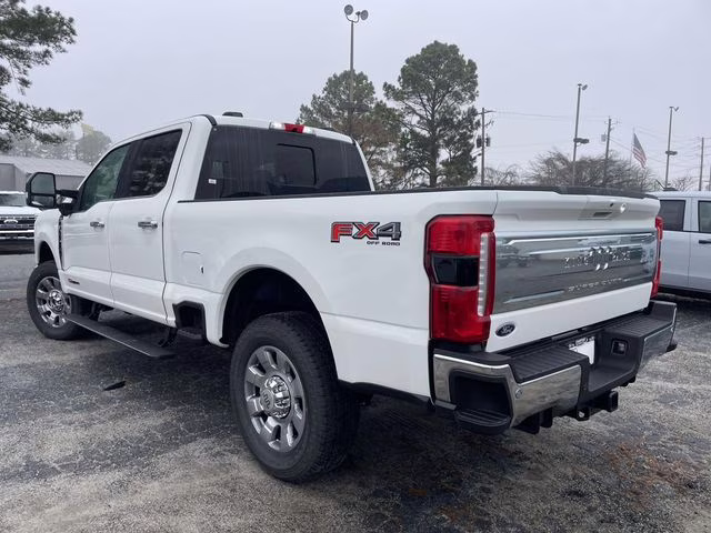 2026 White Metallic Ford Super Duty F-350 SRW King Ranch 4X4 Truck