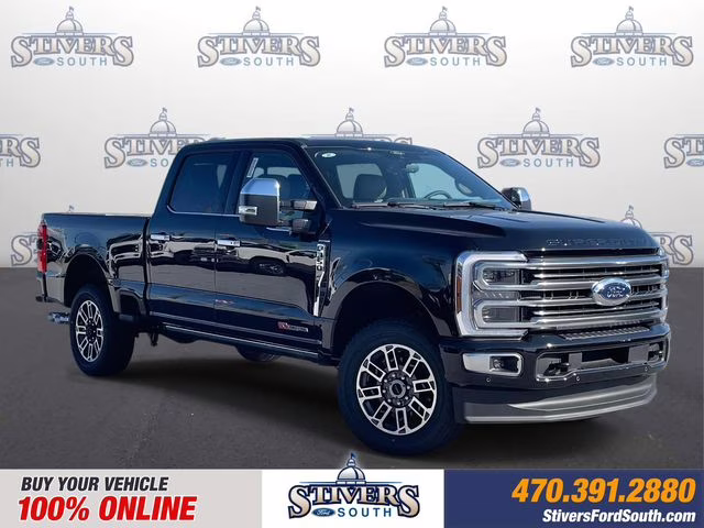 2026 Black Metallic Ford Super Duty F-350 SRW Platinum 4X4 Truck