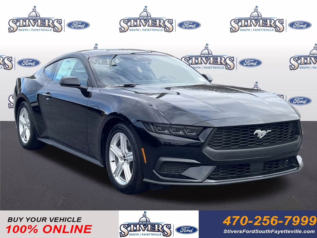 2026 Shadow Black Ford Mustang EcoBoost RWD Coupe