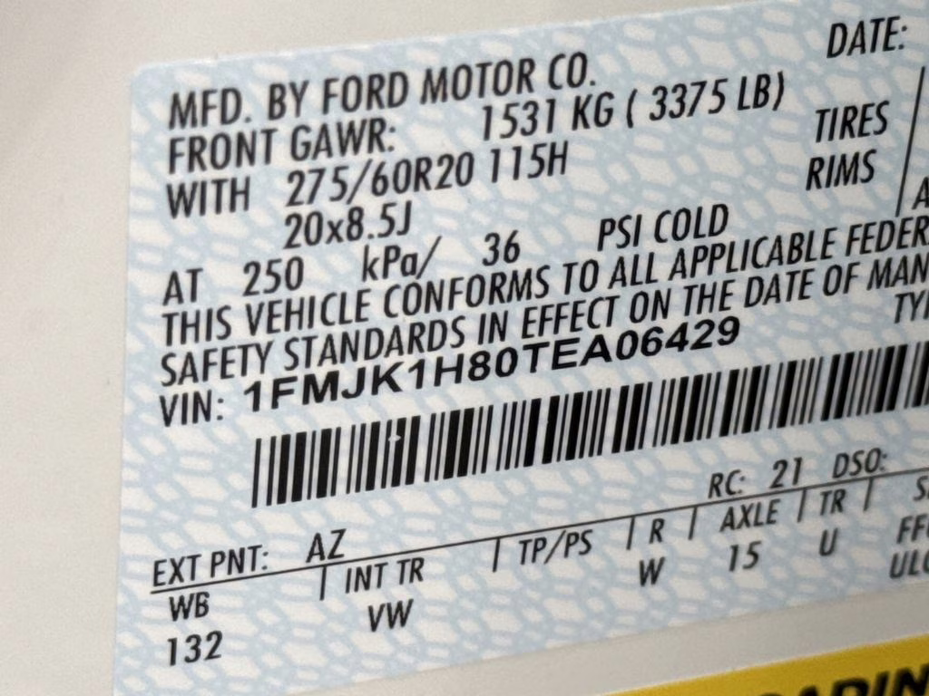 2026 White Metallic Ford Expedition Max Active RWD SUV