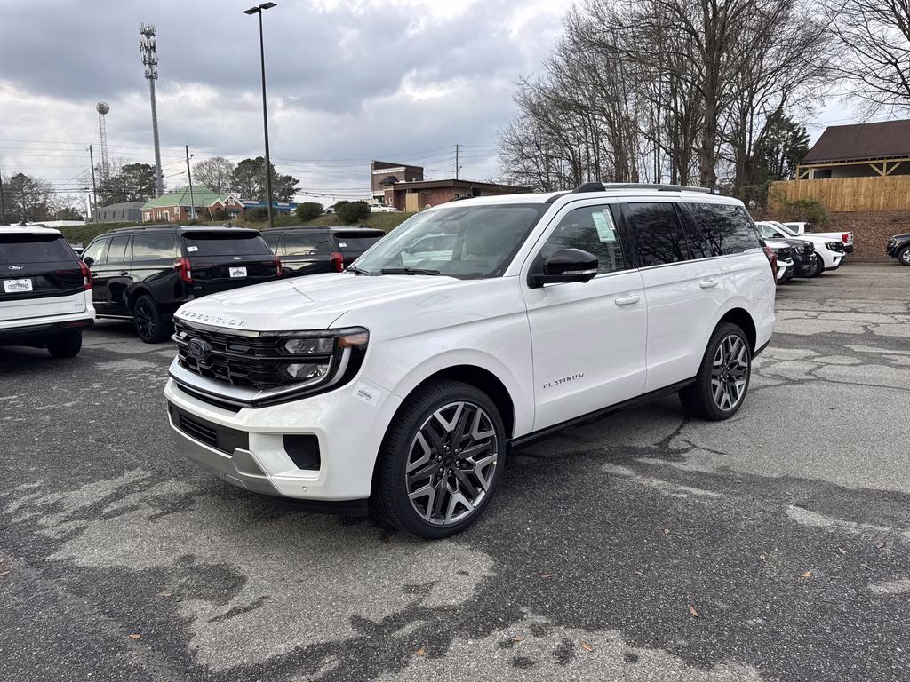 2026 White Metallic Ford Expedition Platinum 4X4 SUV