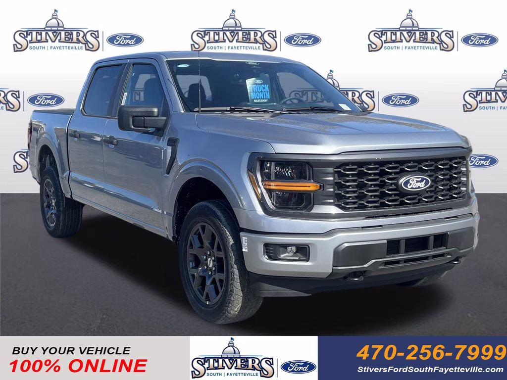 2026 Silver Metallic Ford F-150 STX 4X4 Truck