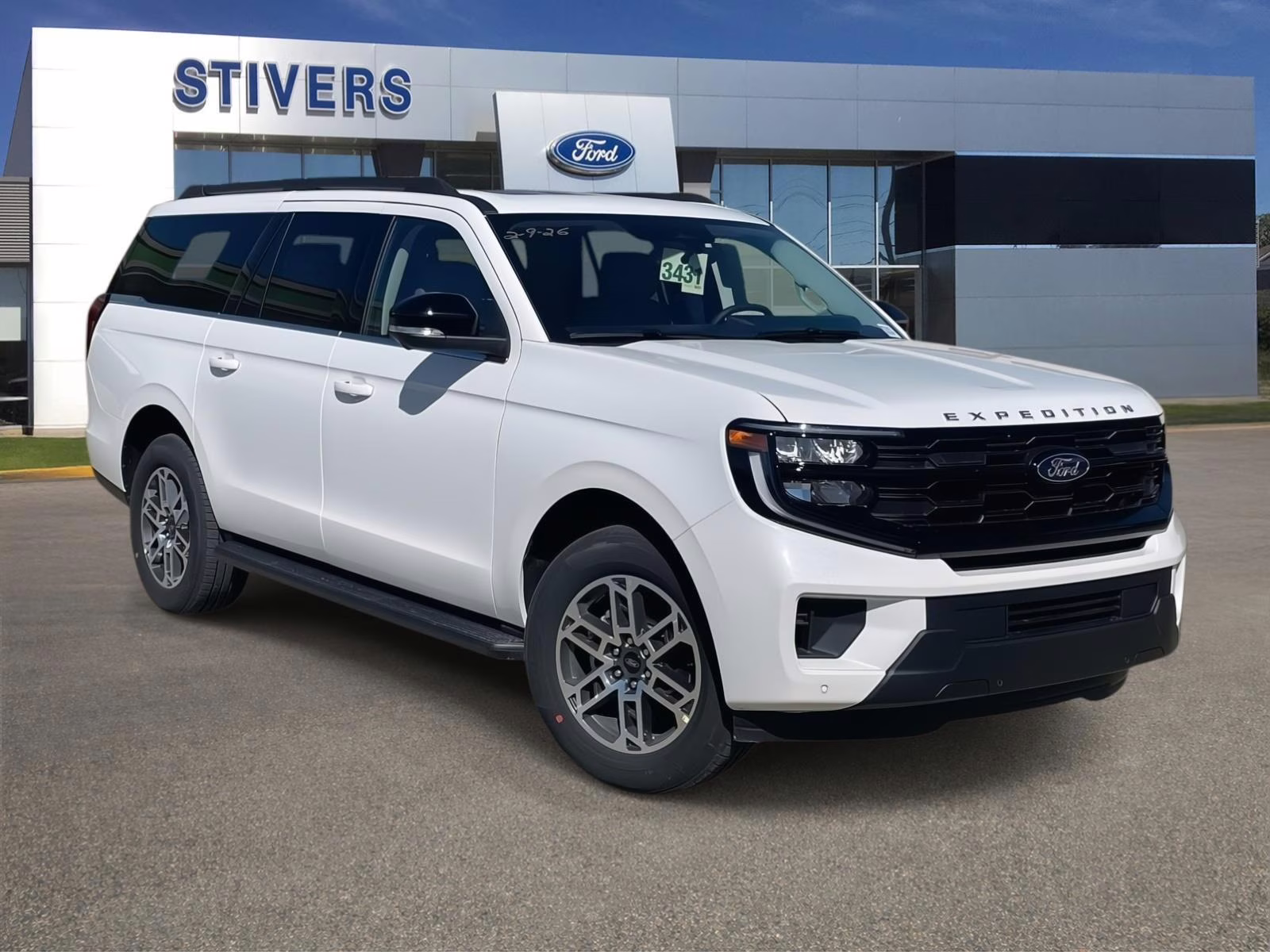 2026 White Metallic Ford Expedition Max Active RWD SUV