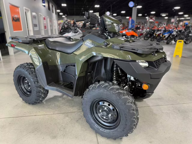 2024 GRN Suzuki KingQuad 750 AXi Power Steering ATV