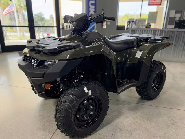 2024 GRN Suzuki KingQuad 750 AXi Power Steering ATV