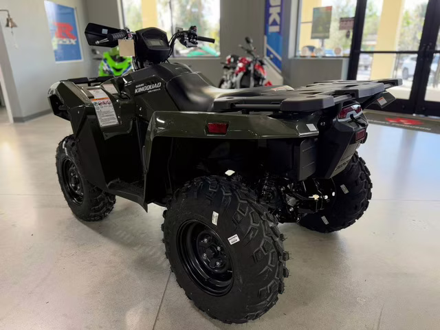 2024 GRN Suzuki KingQuad 750 AXi Power Steering ATV