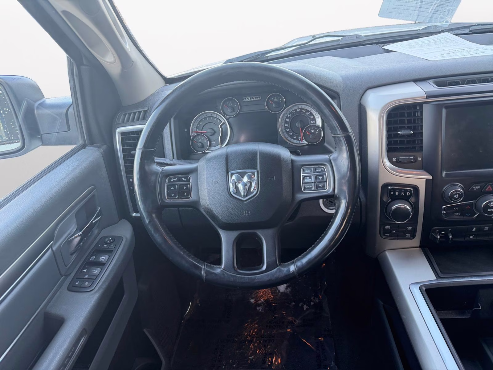 2015 Bright White Clearcoat Ram 1500 Big Horn 4X4 Truck