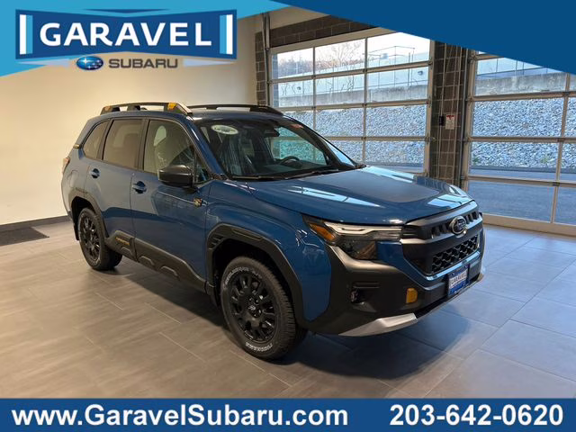 2026 Geyser Blue Subaru Forester Wilderness AWD SUV