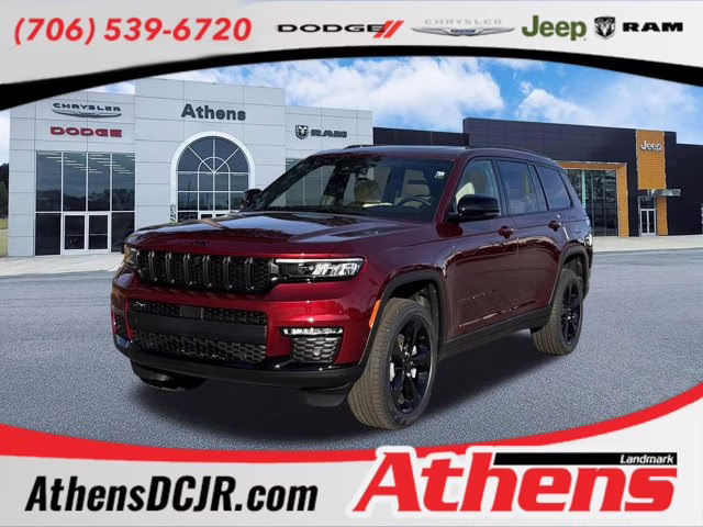 2025 Velvet Red Pearlcoat Jeep Grand Cherokee L Limited 4X4 SUV