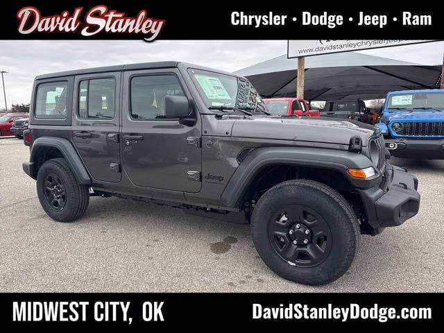 2026 Crystal Metallic Jeep Wrangler Sport 4X4 SUV