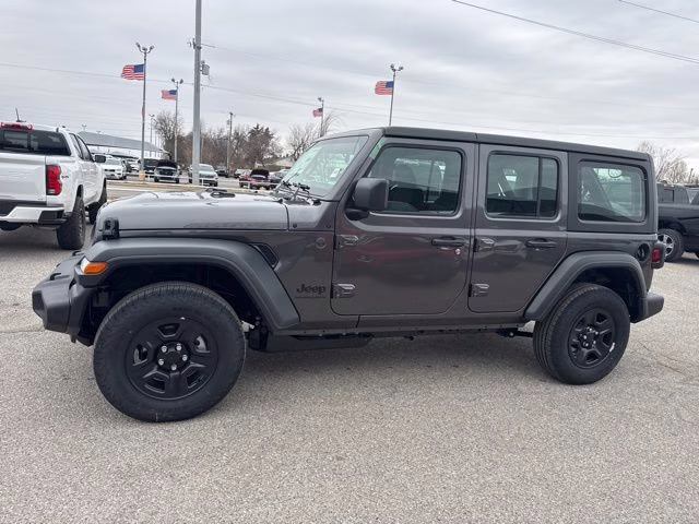 2026 Crystal Metallic Jeep Wrangler Sport 4X4 SUV