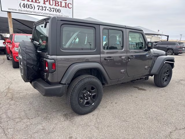 2026 Crystal Metallic Jeep Wrangler Sport 4X4 SUV