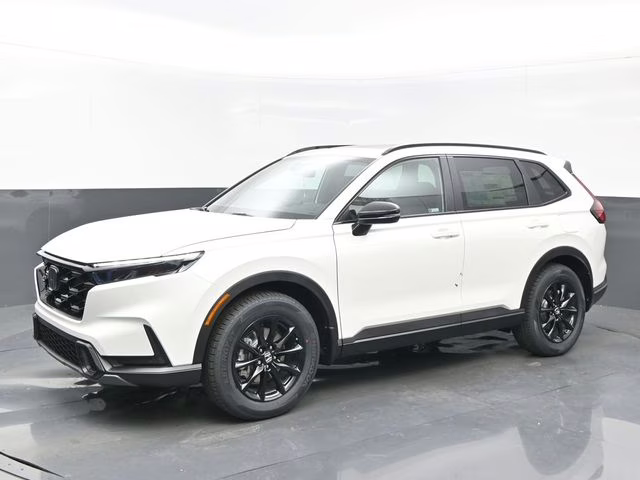 2026 Platinum White Pearl Honda CR-V Hybrid Sport-L AWD SUV