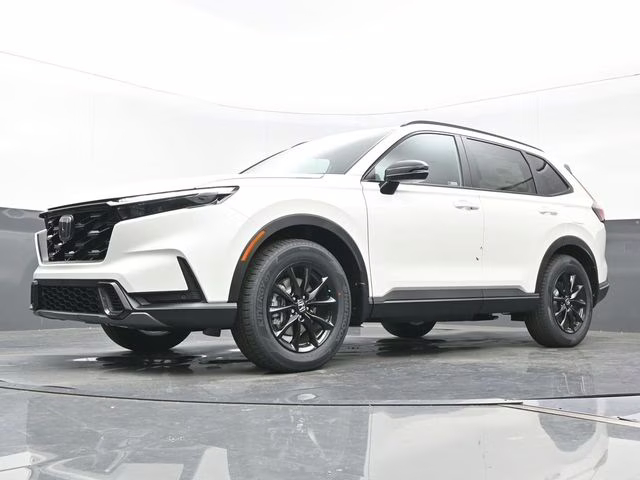 2026 Platinum White Pearl Honda CR-V Hybrid Sport-L AWD SUV