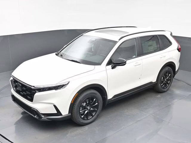 2026 Platinum White Pearl Honda CR-V Hybrid Sport-L AWD SUV