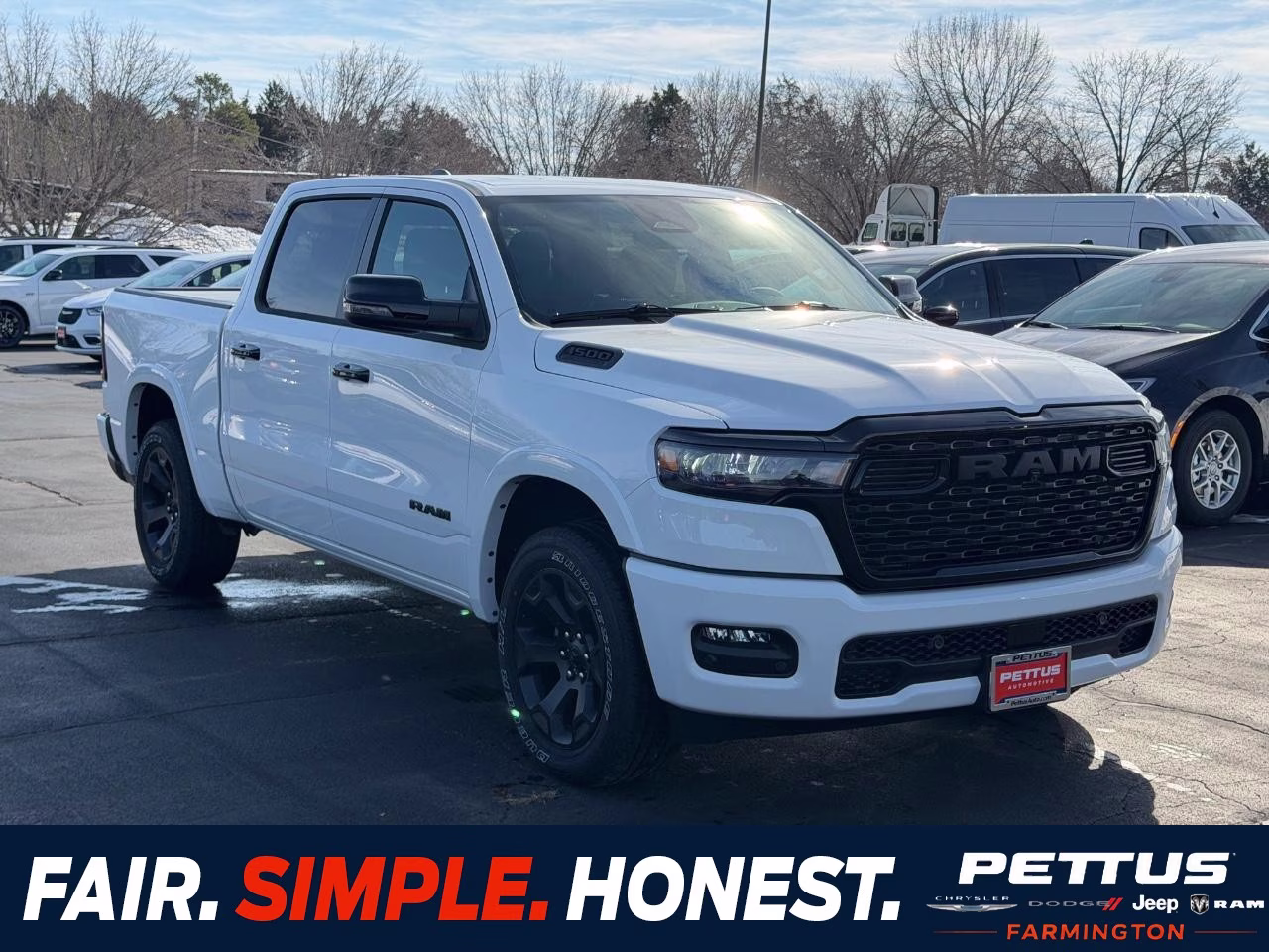2026 Bright White Clearcoat Ram 1500 Big Horn/Lone Star 4X4 Truck