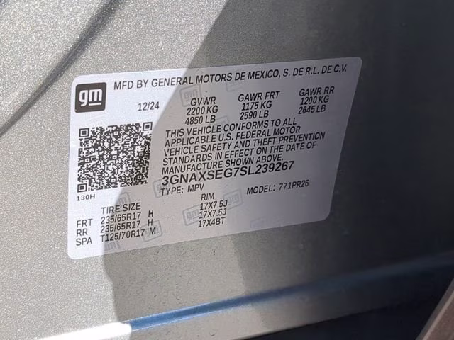 2025 Sterling Gray Metallic Chevrolet Equinox ACTIV AWD SUV