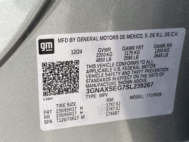 2025 Sterling Gray Metallic Chevrolet Equinox AWD ACTIV AWD SUV