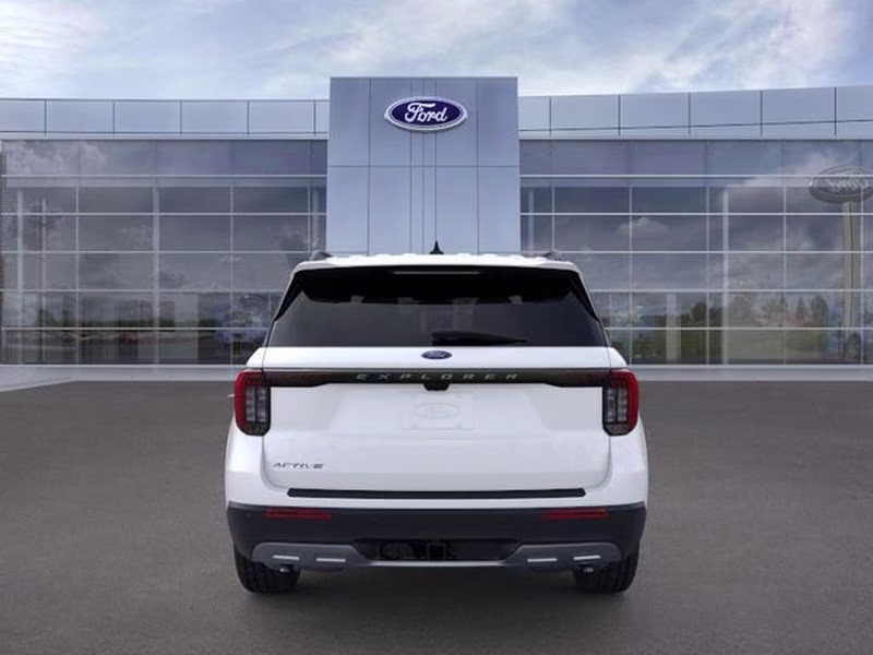 2026 Star White Metallic Tri-Coat Ford Explorer Active w/200A Pkg RWD SUV