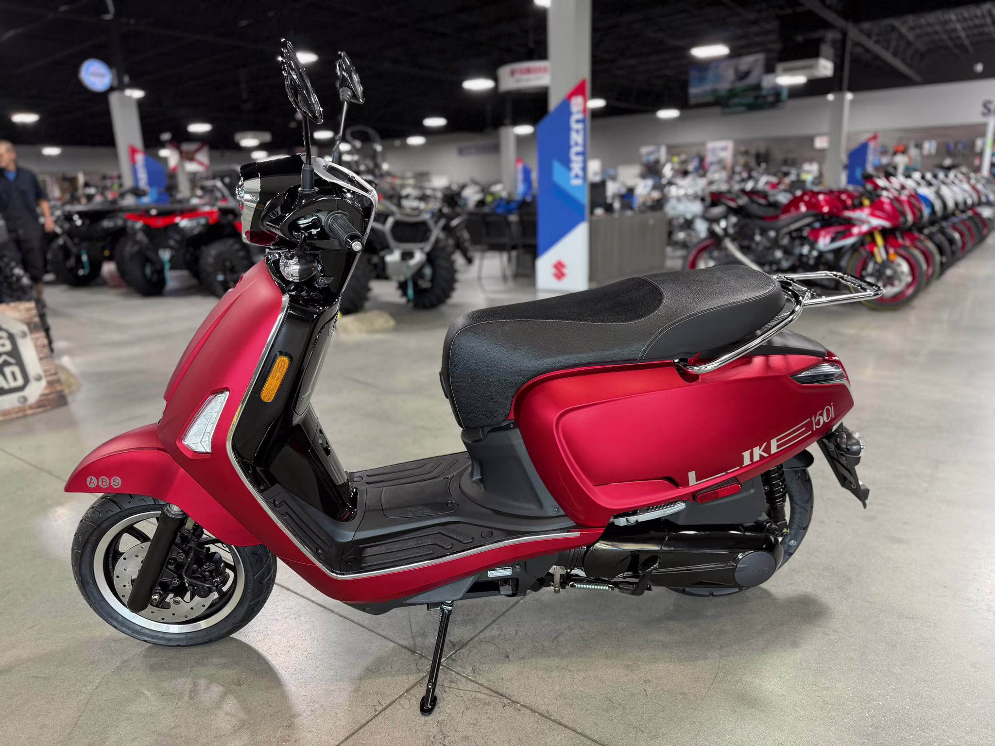 2026 Red KYMCO Like 150i ABS Motorcycle
