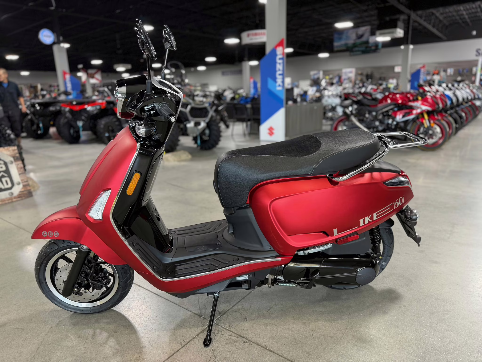 2023 Red KYMCO Like 150i ABS Motorcycle