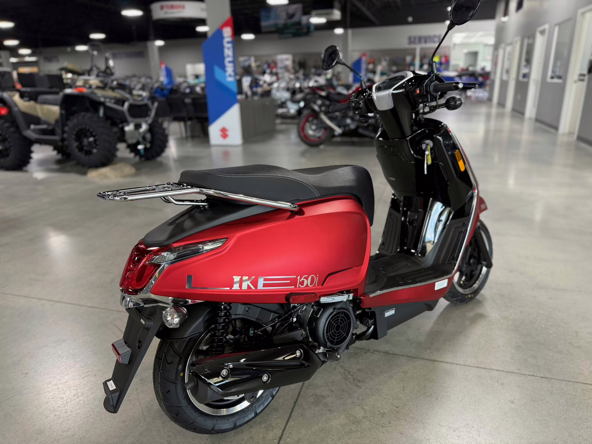2023 Red KYMCO Like 150i ABS Motorcycle