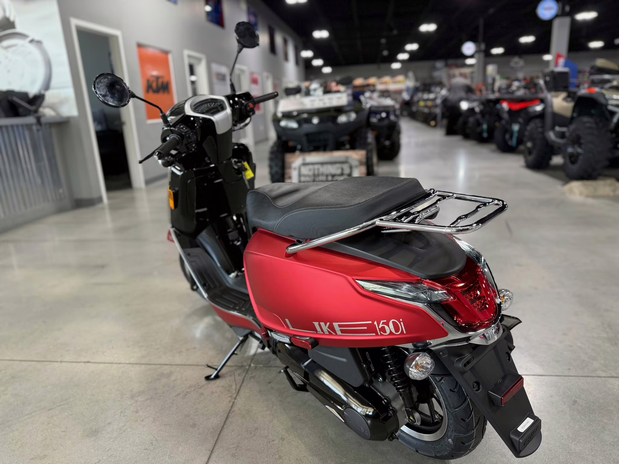 2023 Red KYMCO Like 150i ABS Motorcycle