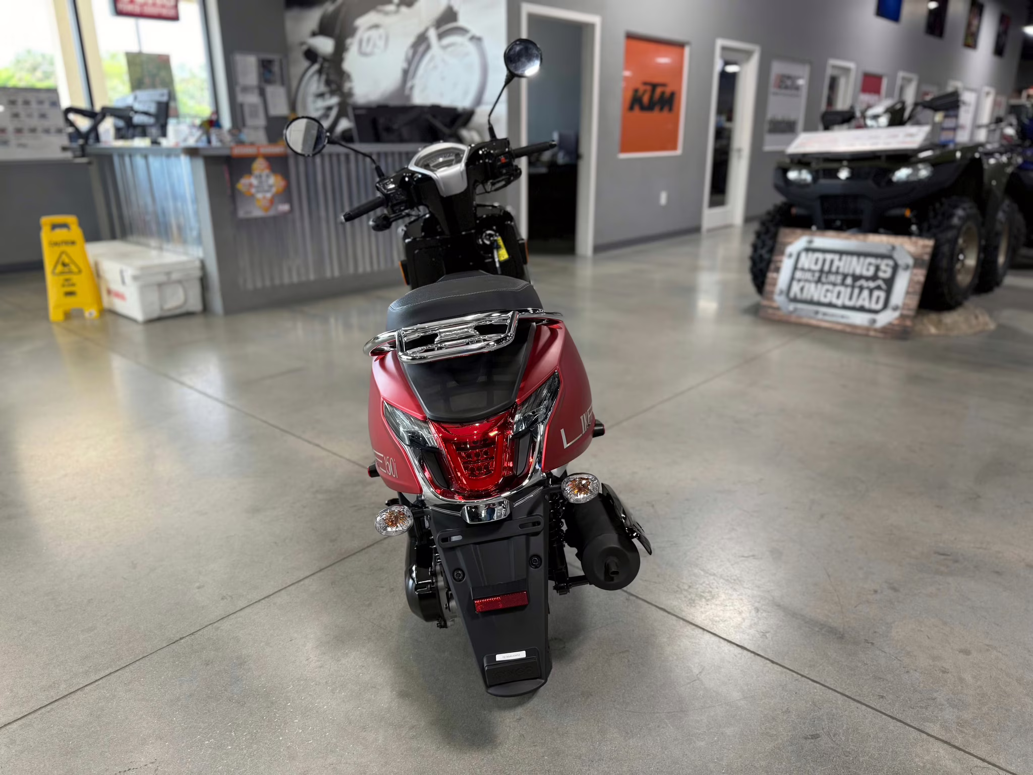 2023 Red KYMCO Like 150i ABS Motorcycle