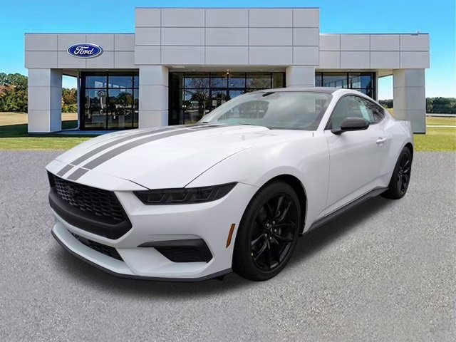 2026 Oxford White Ford Mustang EcoBoost RWD Coupe