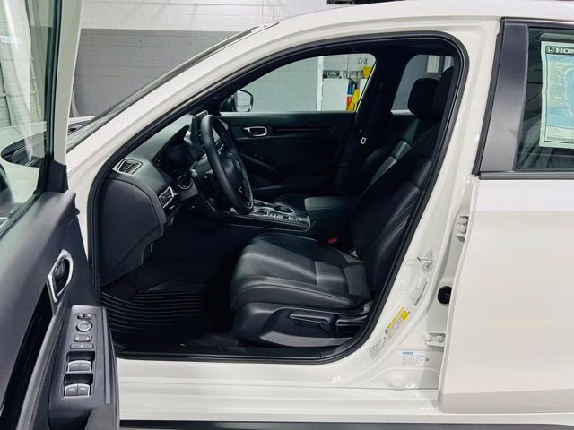 2026 Platinum White Pearl Honda Civic Hybrid Sport FWD Hatchback