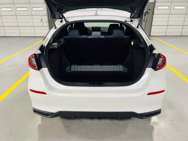 2026 Platinum White Pearl Honda Civic Hybrid Sport FWD Hatchback