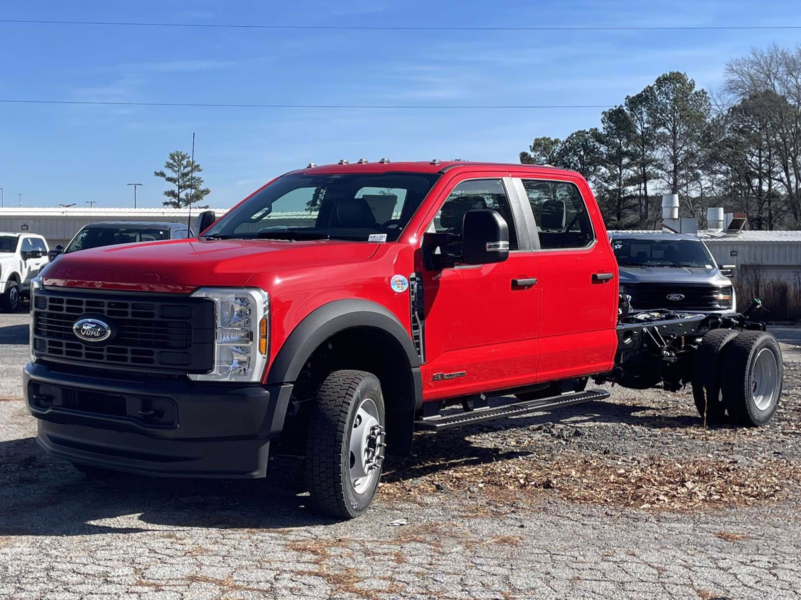 2026 Race Red Ford Super Duty F-450 DRW XL 4X4 Chassis