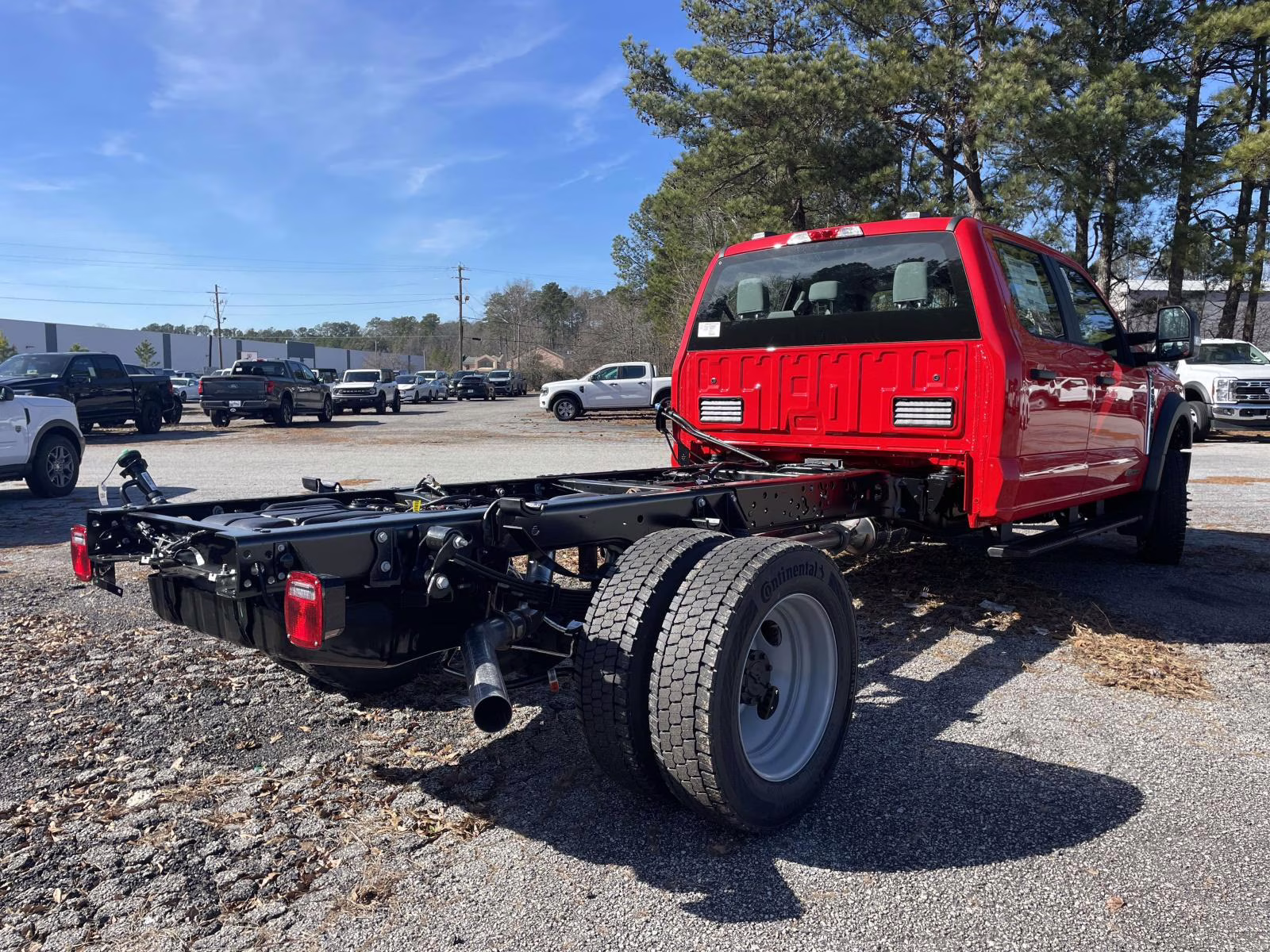 2026 Race Red Ford Super Duty F-450 DRW XL 4X4 Chassis
