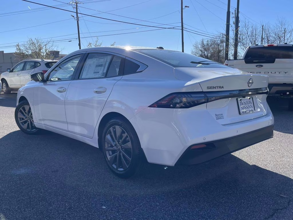 2026 Aspen White Tricoat Nissan Sentra SL FWD Sedan