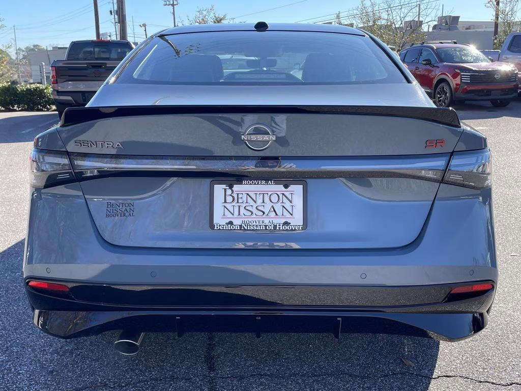 2026 Atlantic Gray/Super Black Nissan Sentra SR FWD Sedan