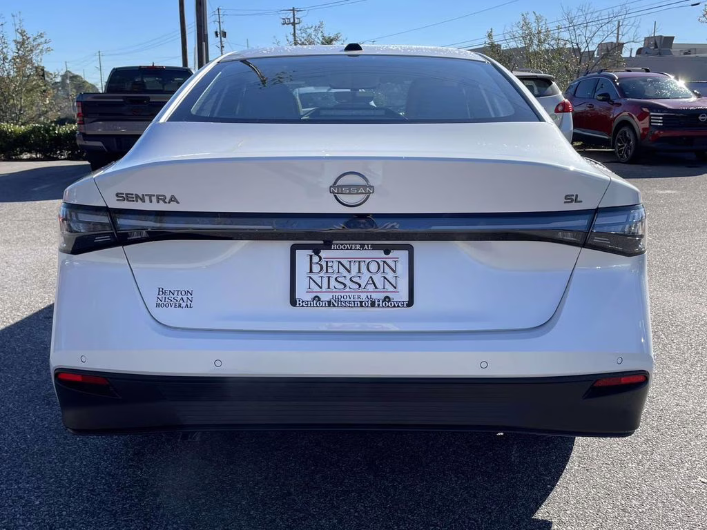 2026 Aspen White Tricoat Nissan Sentra SL FWD Sedan