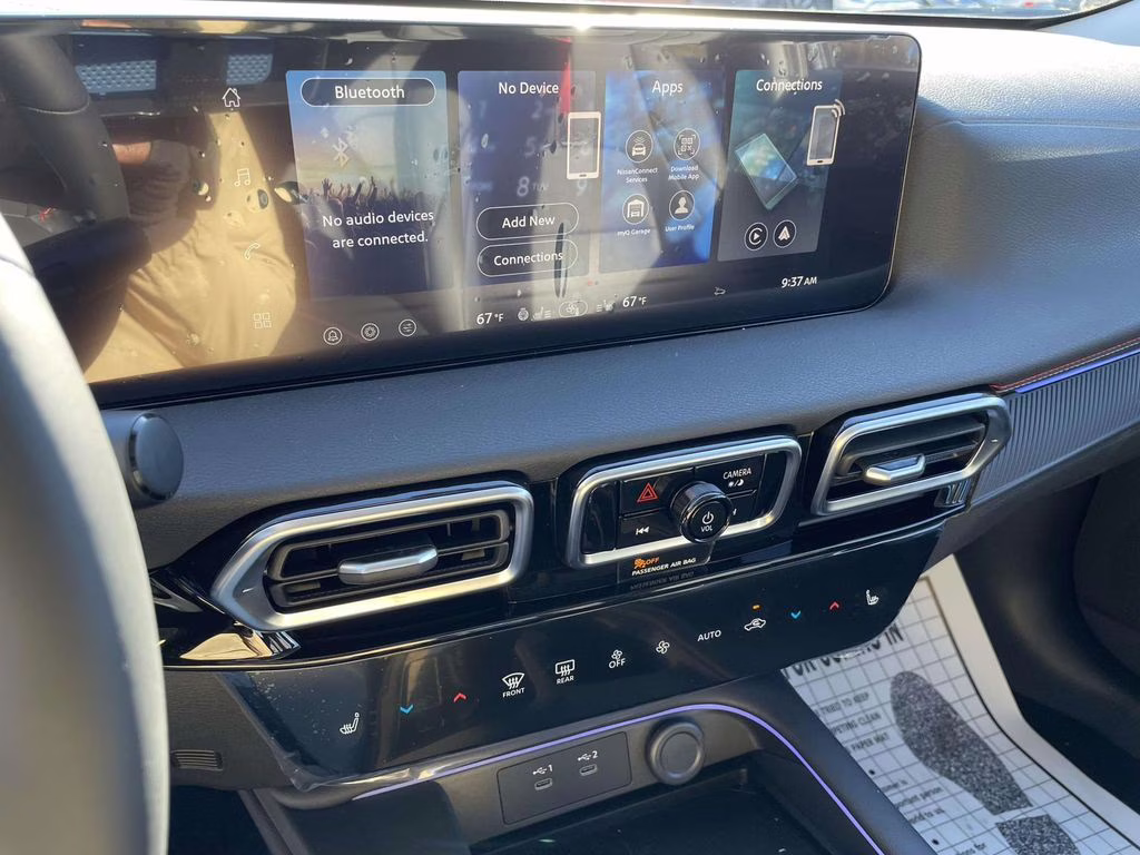 2026 Atlantic Gray/Super Black Nissan Sentra SR FWD Sedan