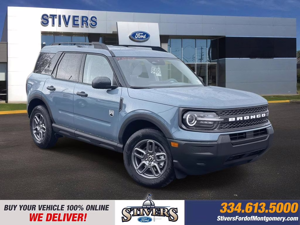 2025 Azure Gray Metallic Tri-Coat Ford Bronco Sport Big Bend 4X4 SUV
