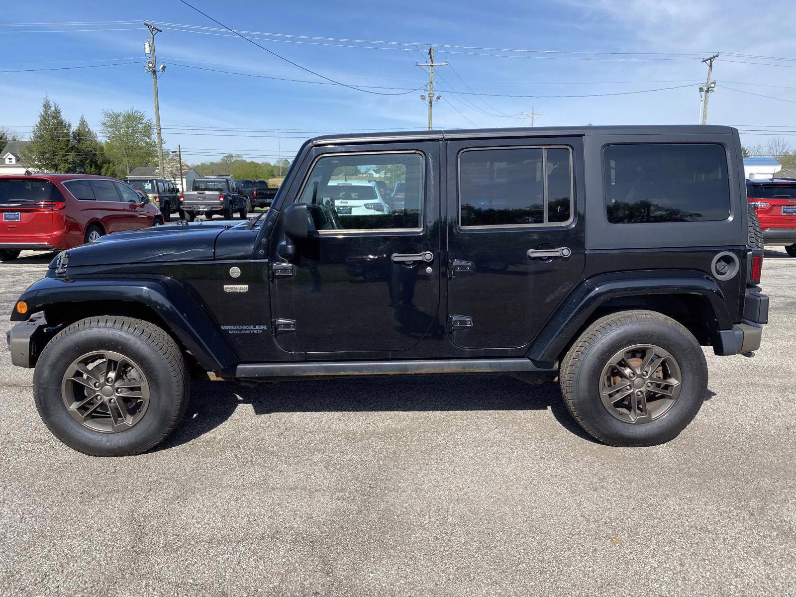 2016 Black Clearcoat Jeep Wrangler Unlimited 75th Anniversary 4X4 SUV
