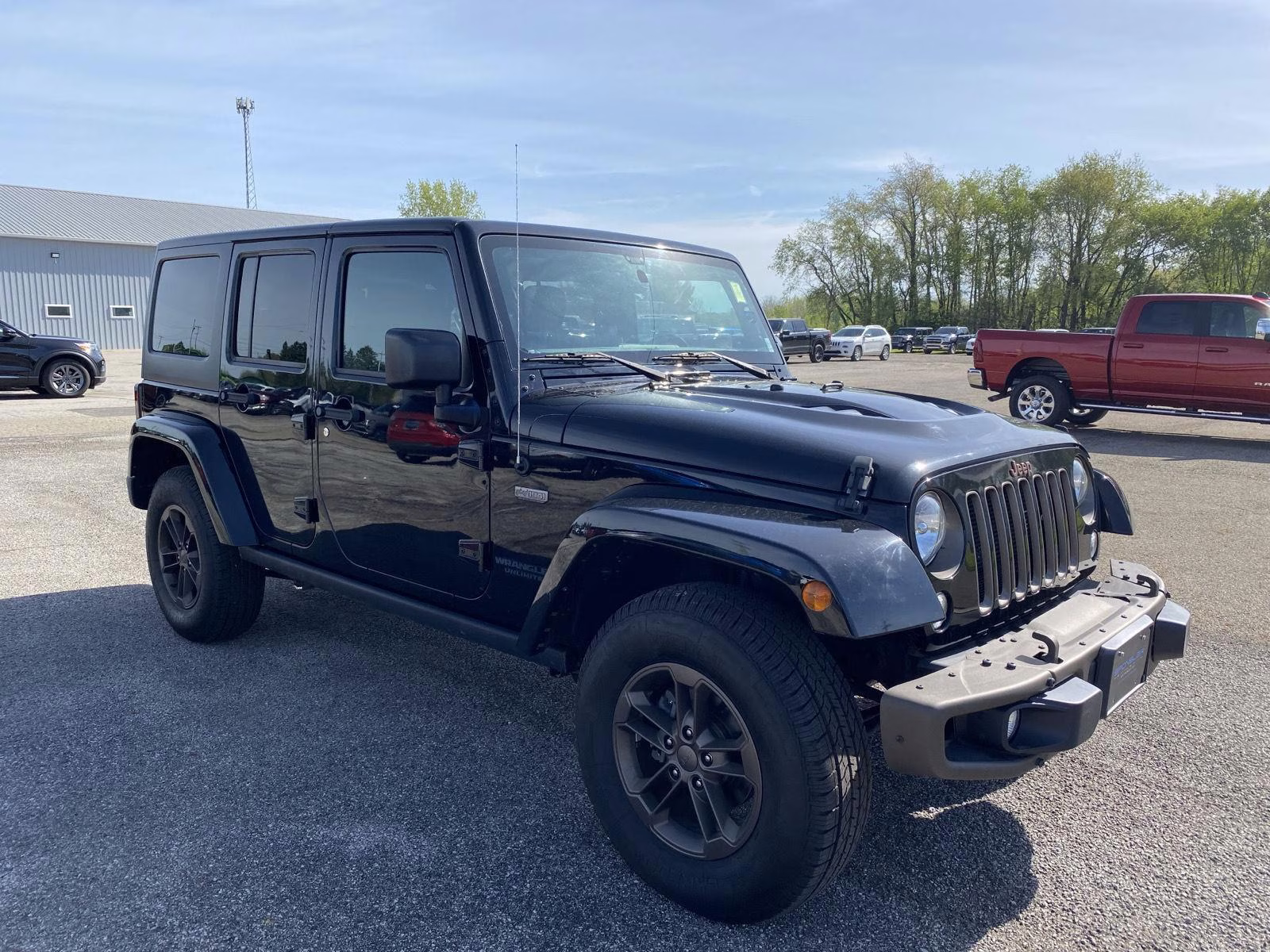 2016 Black Clearcoat Jeep Wrangler Unlimited 75th Anniversary 4X4 SUV