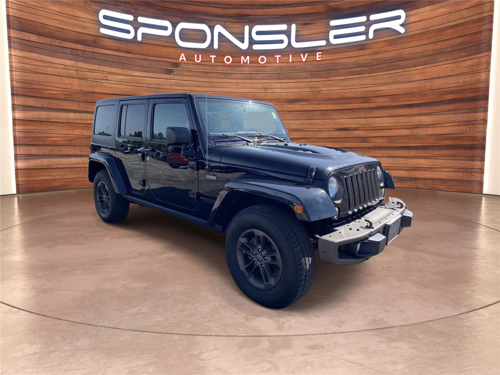 2016 Black Clearcoat Jeep Wrangler Unlimited 75th Anniversary 4X4 SUV