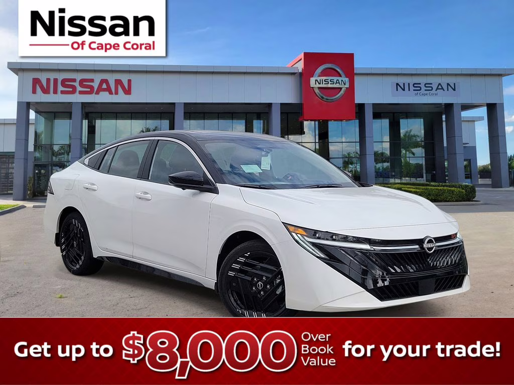 2026 White / Black Nissan Sentra SR FWD Sedan