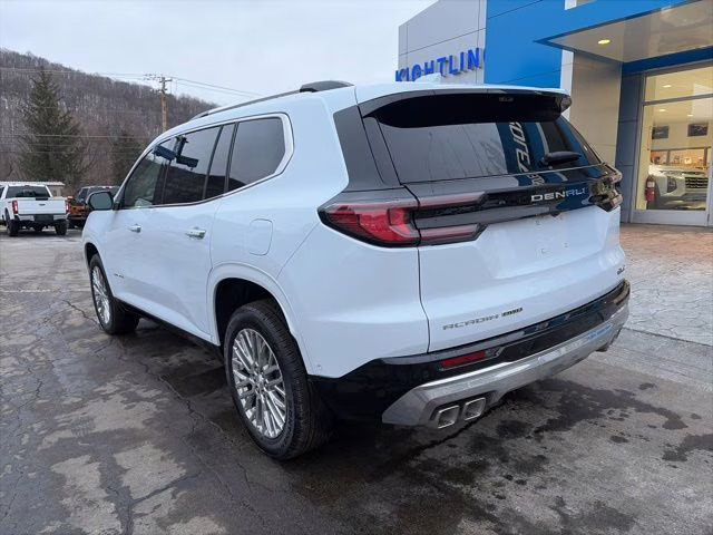2026 Glacier White Tricoat GMC Acadia Denali AWD SUV