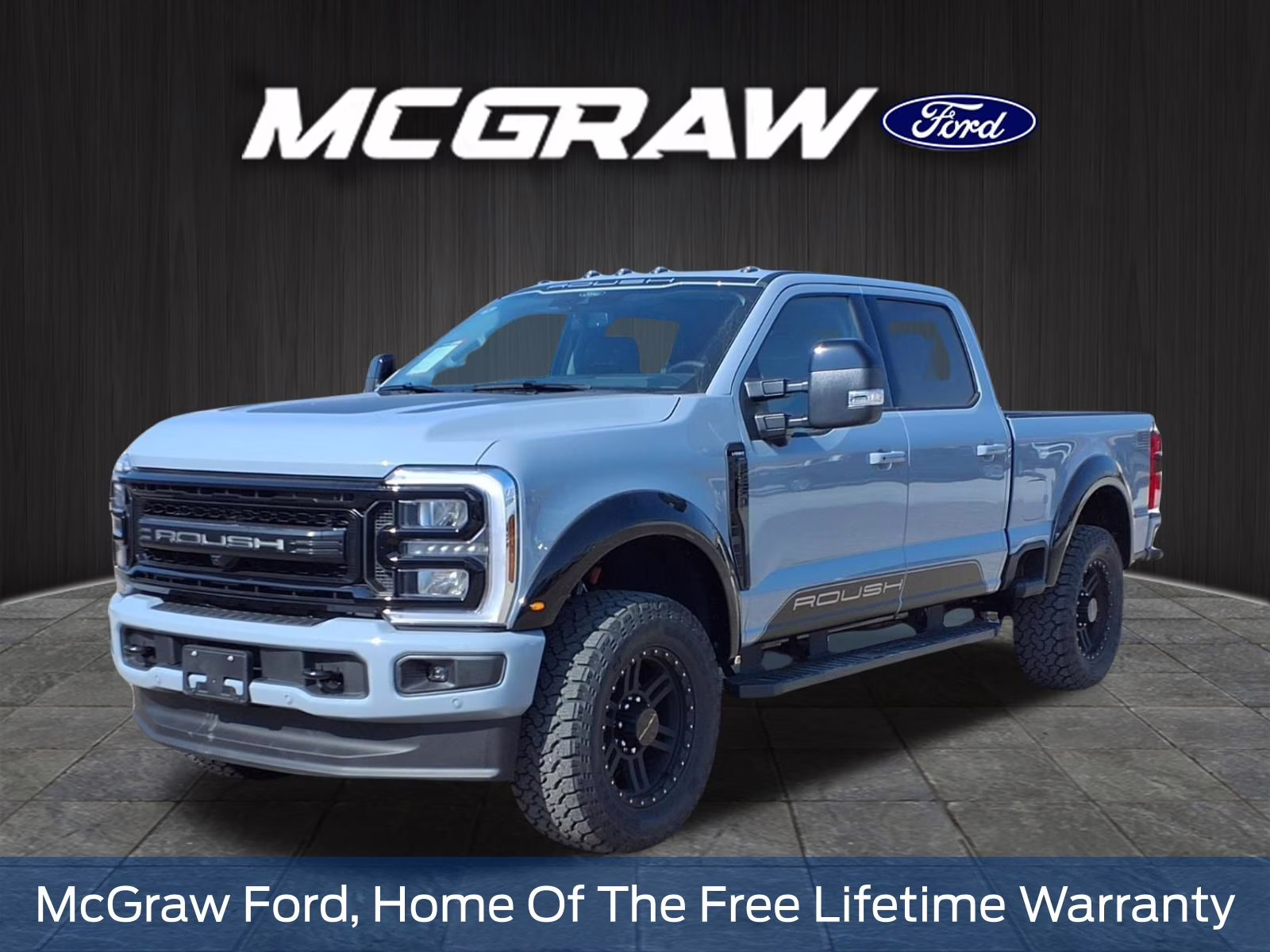 2026 Gray Metallic Ford Super Duty F-250 SRW ROUSH 4X4 Truck