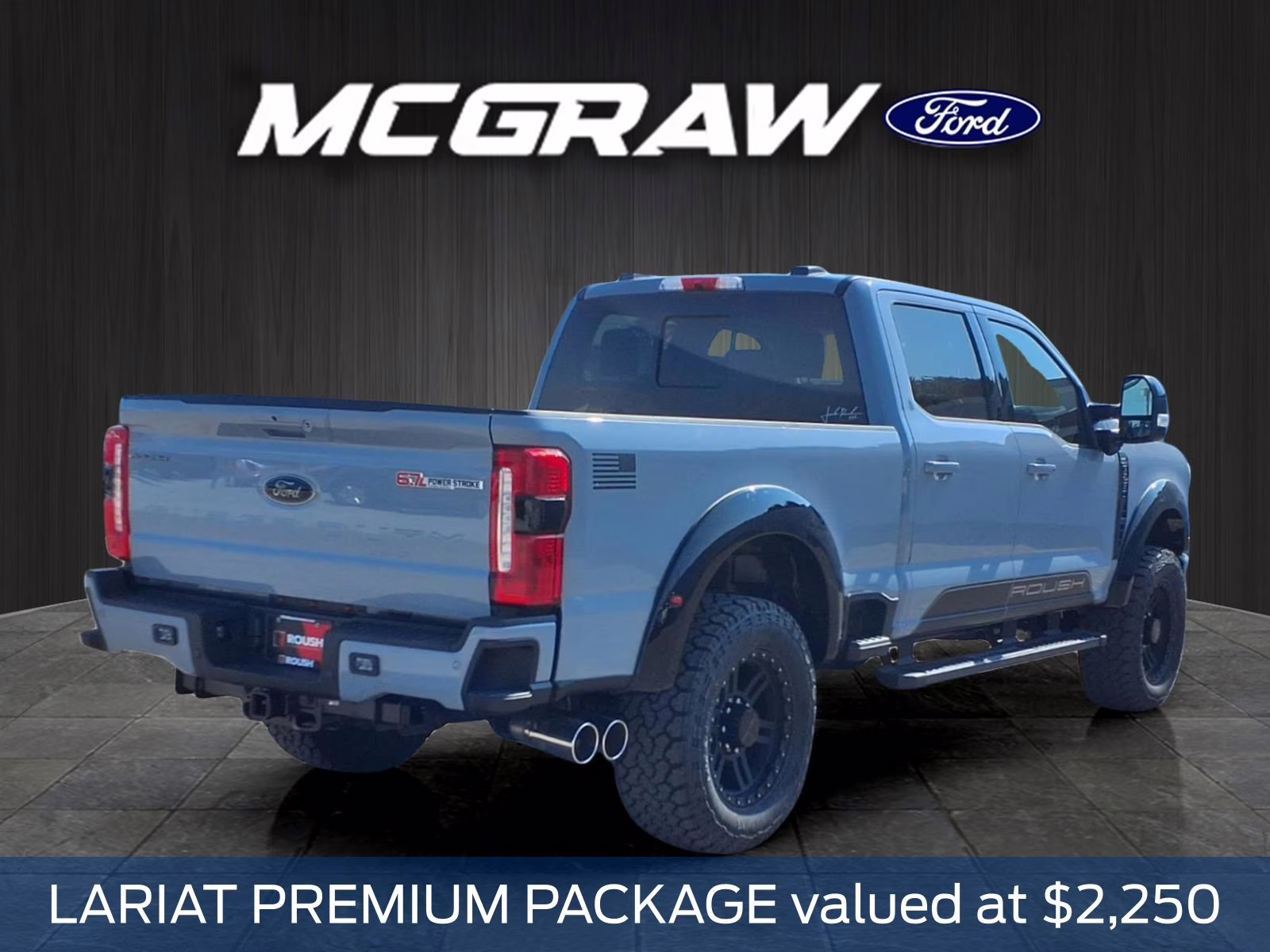2026 Gray Metallic Ford Super Duty F-250 SRW ROUSH 4X4 Truck